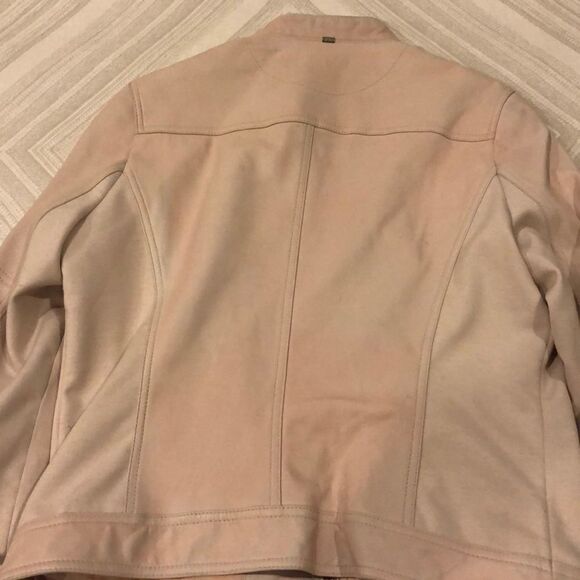9/15 Exclusively for Saks Pink Leather Jacket, Size 6 - Picture 8 of 8
